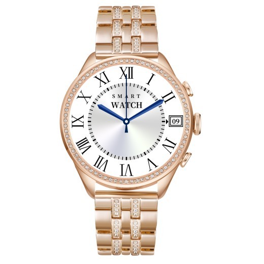 Reloj inteligente de moda para mujer con llamadas Bluetooth