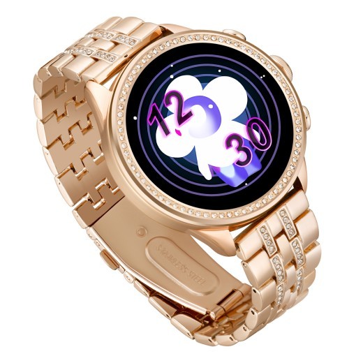 Reloj inteligente de moda para mujer con llamadas Bluetooth
