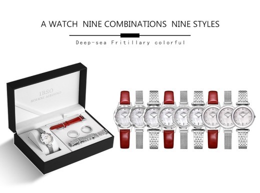 Relojes de acero inoxidable, mostradores de regalos personalizados, relojes genuinos