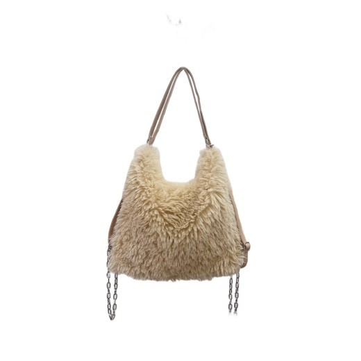 Bolso de mano de peluche para llevar al hombro, de gran capacidad