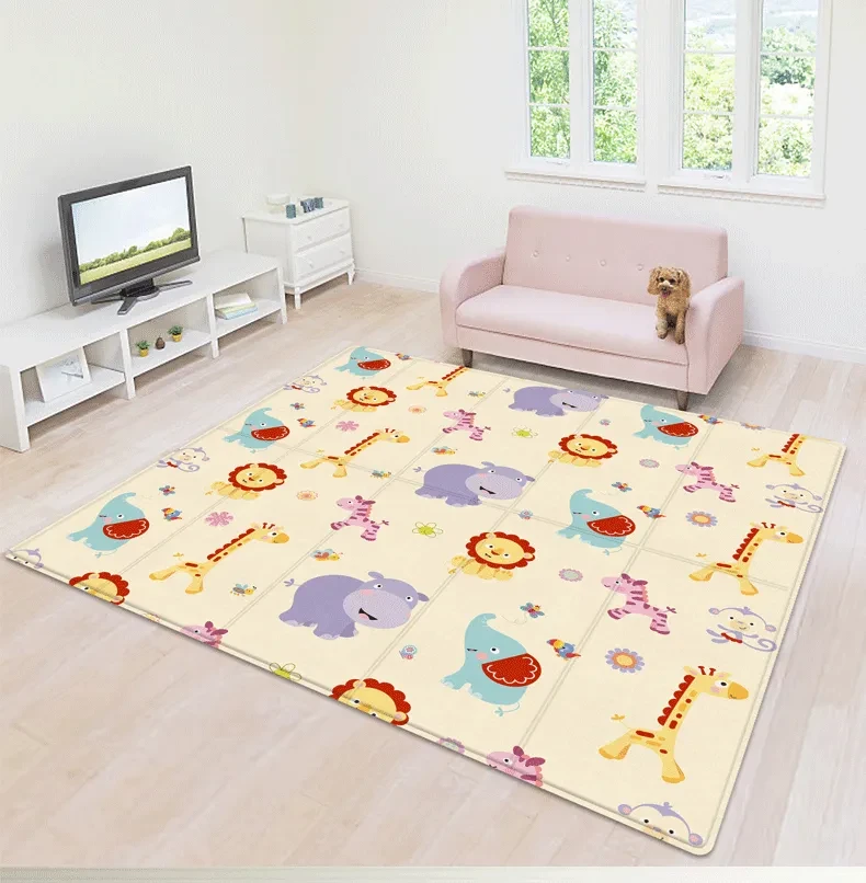 Alfombra suave para jugar con bebés