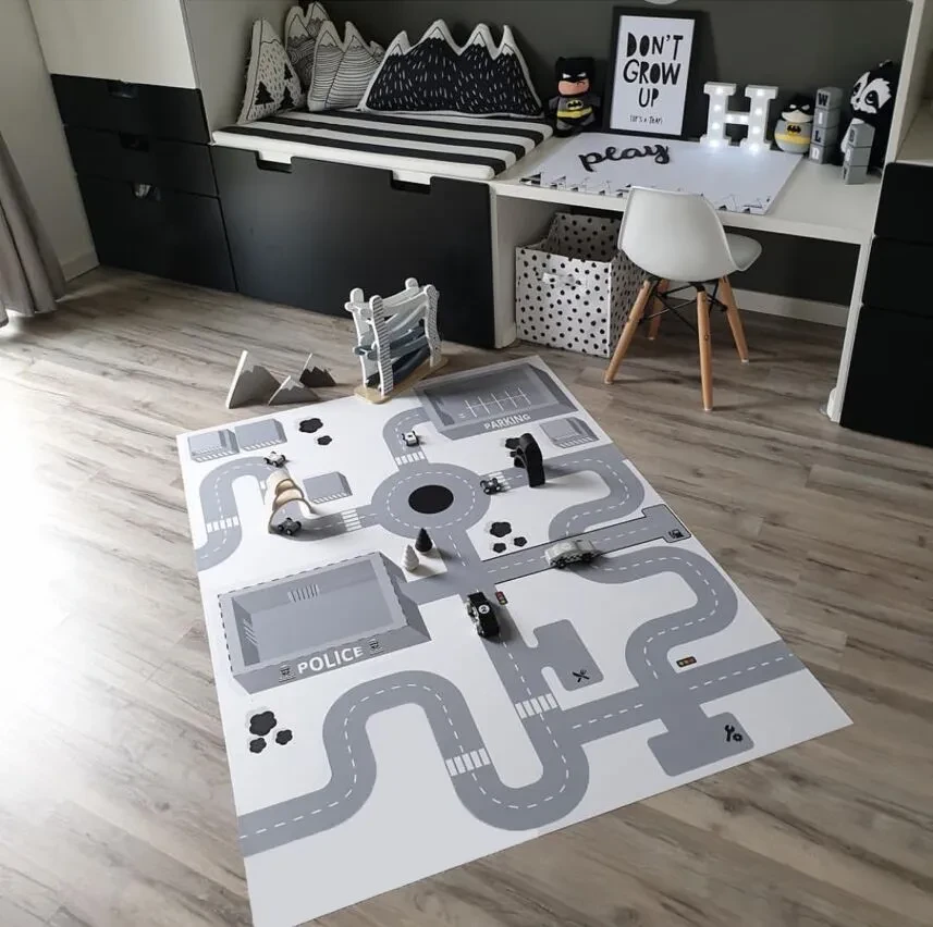 Alfombra de juego antideslizante para niños