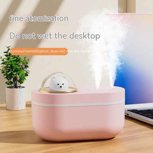 Mini luz nocturna aromática con forma de oso espacial para uso doméstico, montada en vehículo