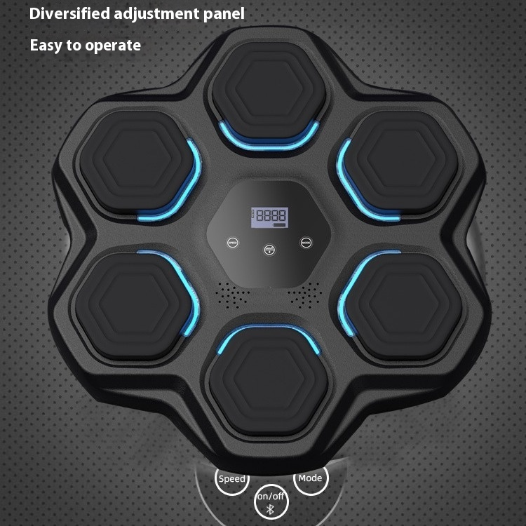 Objetivo de boxeo con música inteligente para montar en la pared, entrenamiento en casa, reacción