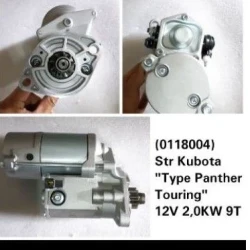 Dinamo de arranque para tractor Kubota Kioti 1k371-63011 d-1703 DC60 Dc-60 Yugo largo 12V 2.0KW 9T