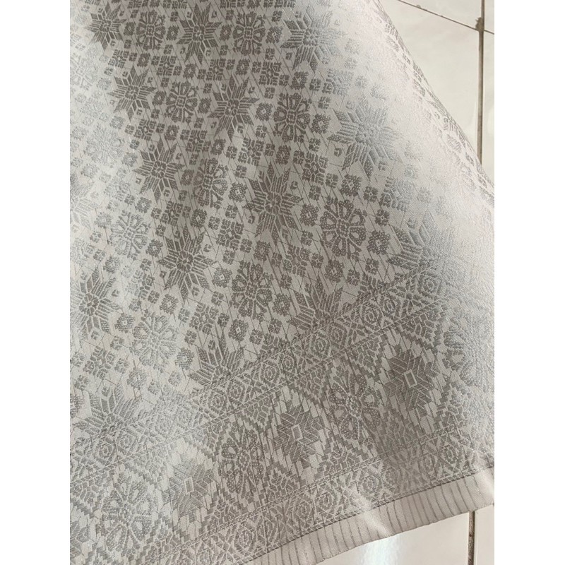 (Tela étnica indonesia) Songket de Palembang/Songket grueso de primera calidad/Songket típico de Sumatra/Tejido de Sumatra