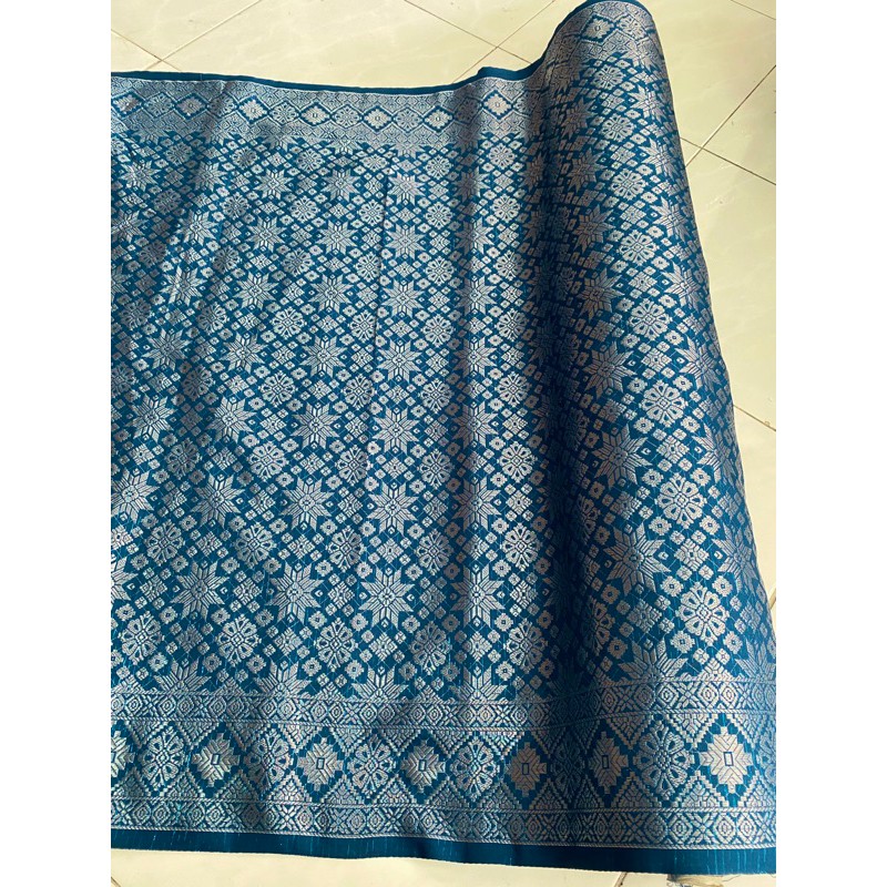 (Tela étnica indonesia) Songket de Palembang/Songket grueso de primera calidad/Songket típico de Sumatra/Tejido de Sumatra