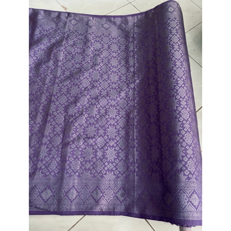 (Tela étnica indonesia) Songket de Palembang/Songket grueso de primera calidad/Songket típico de Sumatra/Tejido de Sumatra