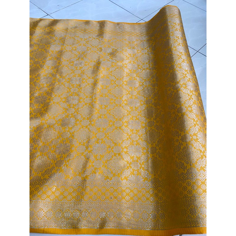 (Tela étnica indonesia) Songket de Palembang/Songket grueso de primera calidad/Songket típico de Sumatra/Tejido de Sumatra