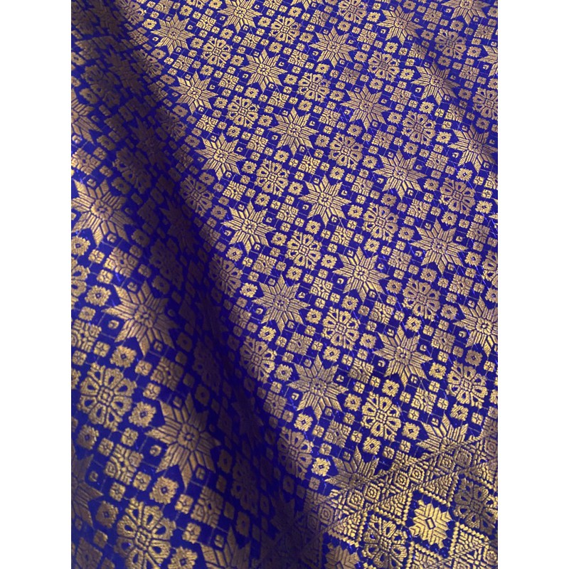 (Tela étnica indonesia) Songket de Palembang/Songket grueso de primera calidad/Songket típico de Sumatra/Tejido de Sumatra