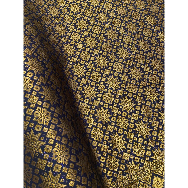(Tela étnica indonesia) Songket de Palembang/Songket grueso de primera calidad/Songket típico de Sumatra/Tejido de Sumatra