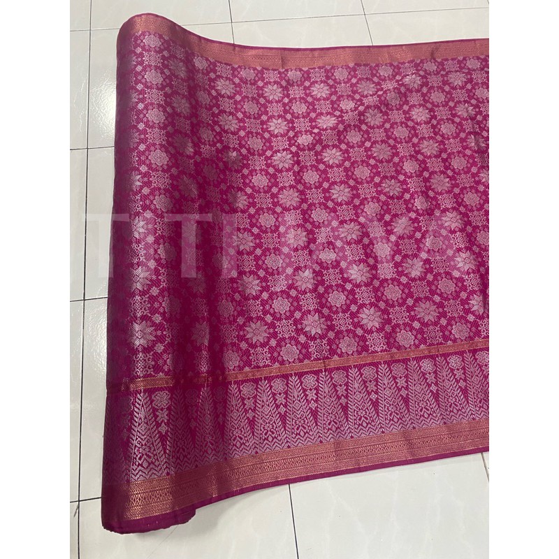 (Tela étnica indonesia) Songket de Palembang/Songket grueso de primera calidad/Songket típico de Sumatra/Tejido de Sumatra
