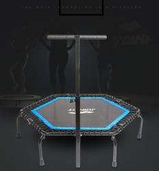 Trampolín Hogar Niños Mujeres Hombres Gimnasio Clase Trampolín Fitness Pasamanos Trampolín
