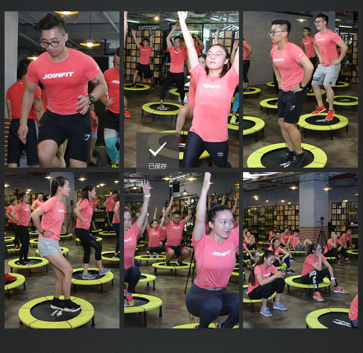 Trampolín Hogar Niños Mujeres Hombres Gimnasio Clase Trampolín Fitness Pasamanos Trampolín