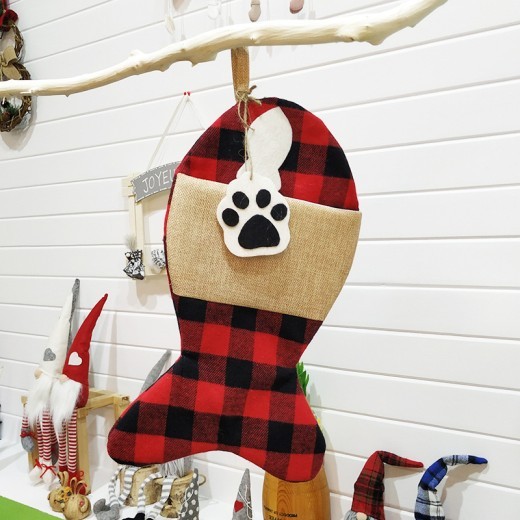 Bolsa de regalo para calcetines navideños y suministros de decoración navideña