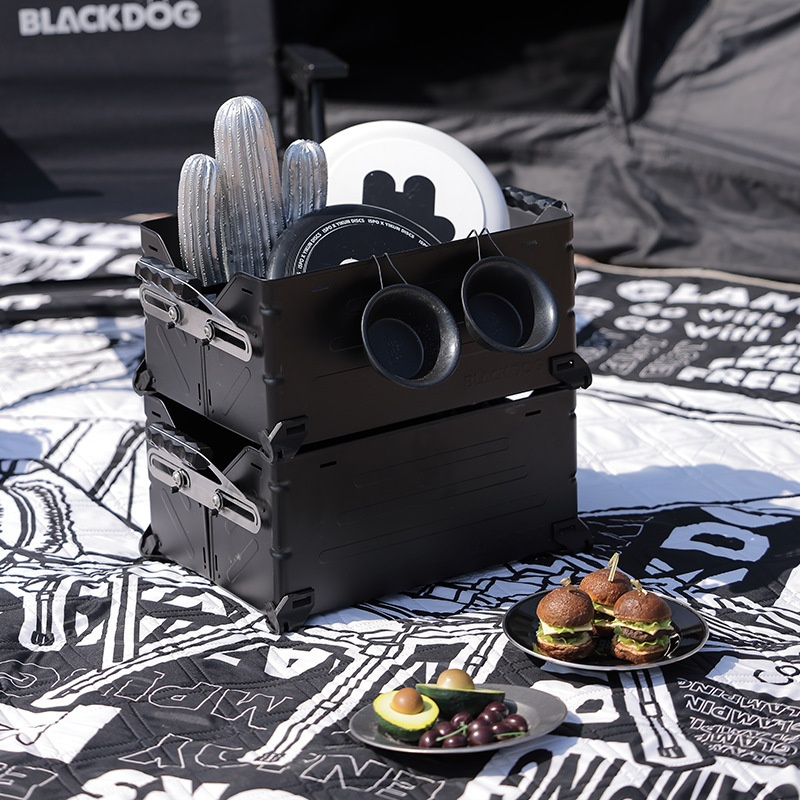 Caja de almacenamiento plegable para acampar al aire libre
