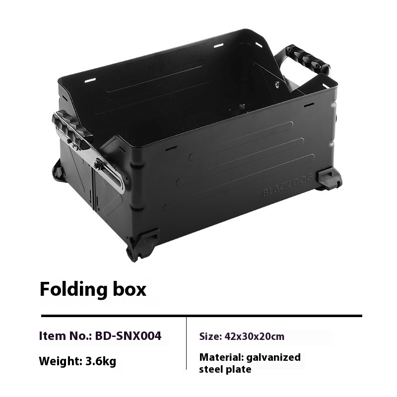 Caja de almacenamiento plegable para acampar al aire libre