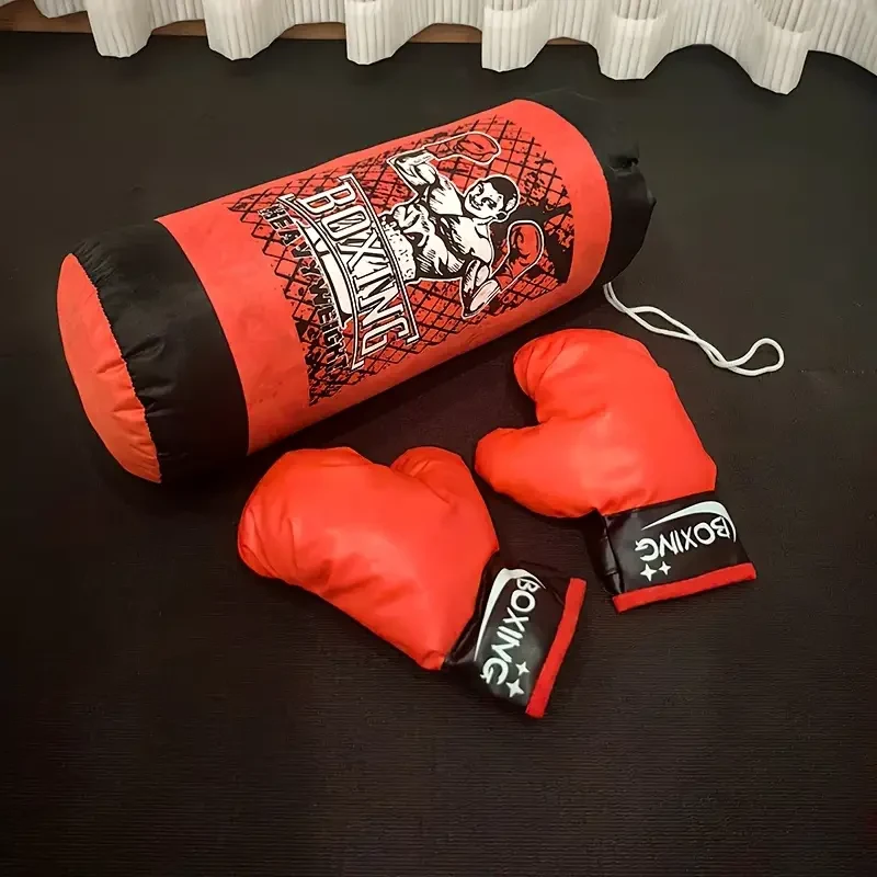 Bolsa colgante de boxeo para niños, varios colores, poliéster, ideal para uso en interiores y exteriores, ideal como regalo, equipo de entrenamiento de boxeo.