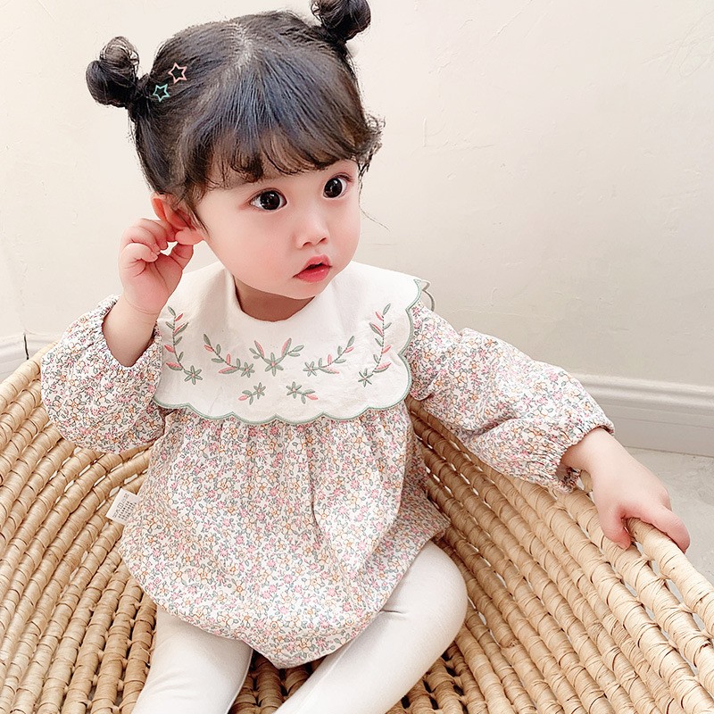 Ropa para gatear para niñas, flores para bebés, ropa de una pieza, ropa de pedos