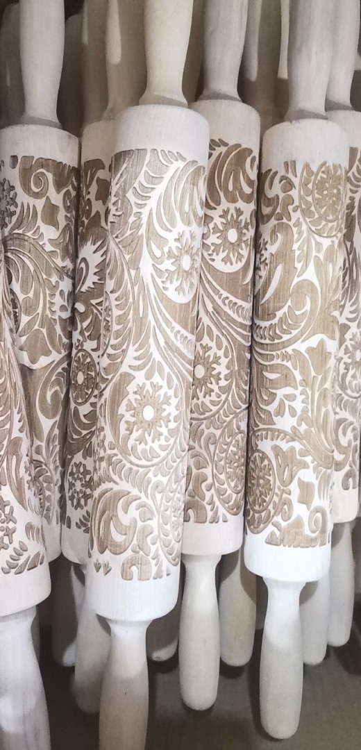 Rodillo para imprimir regalos de Navidad