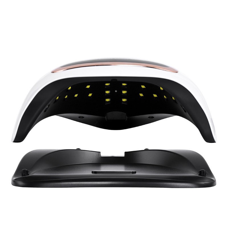 Achieve flawless nails with the BLUEQUE Nail Lamp. This professional LED nail dryer quickly cures gel and UV polish with its high-powered LED technology. Featuring an auto-sensor, adjustable timers, and compatibility with most gel polishes, this portable