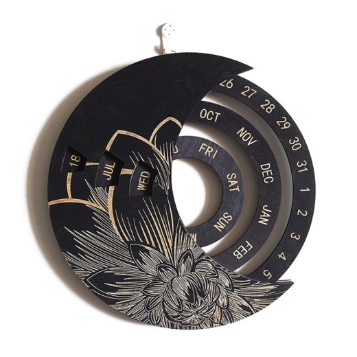 Adorno navideño de madera para decoración de regalos