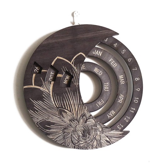 Adorno navideño de madera para decoración de regalos