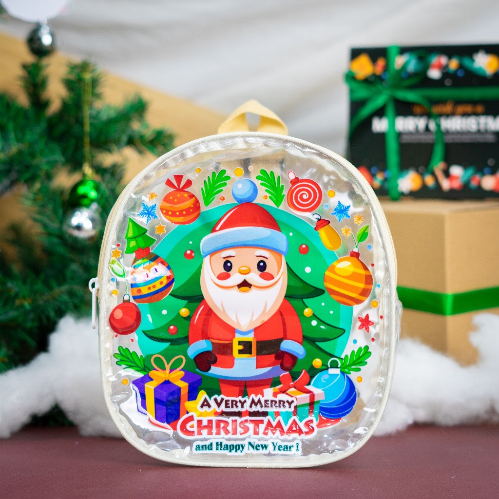 (BOLSA TRANSPARENTE) Bolsa especial de Navidad / Regalo de recuerdo de Navidad SE PUEDE COMPRAR INDIVIDUALMENTE