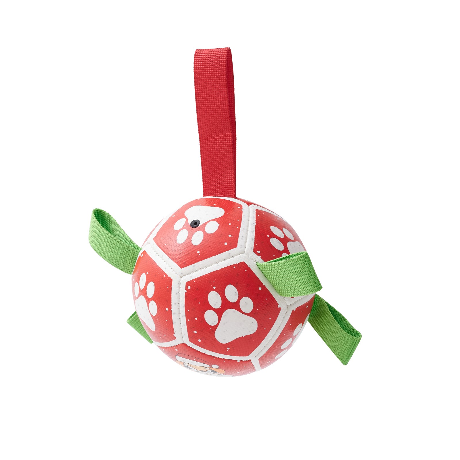 Pelotas de fútbol para perros con lazos, regalo de Halloween y Navidad para mascotas, juguete de cumpleaños para cachorros, juguetes interactivos para tirar de la cuerda, juguetes acuáticos.