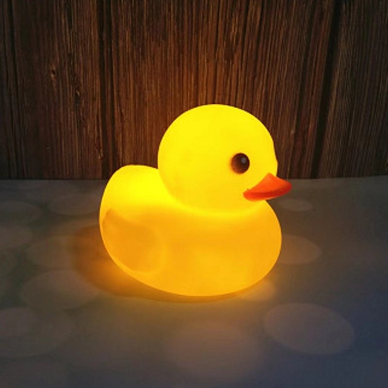 Lámpara de noche con forma de pato, luz nocturna, decoración para el hogar, forma de animal.
