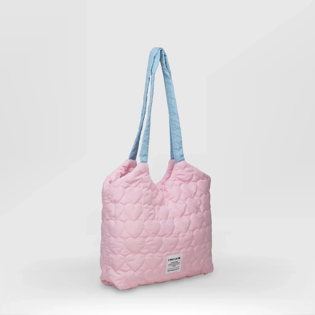 Bolso de mano Jasmine, bolso acolchado para chicas adolescentes, estilo coreano