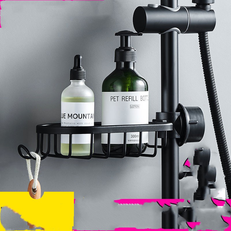 Estante de almacenamiento para ducha de baño de aluminio.