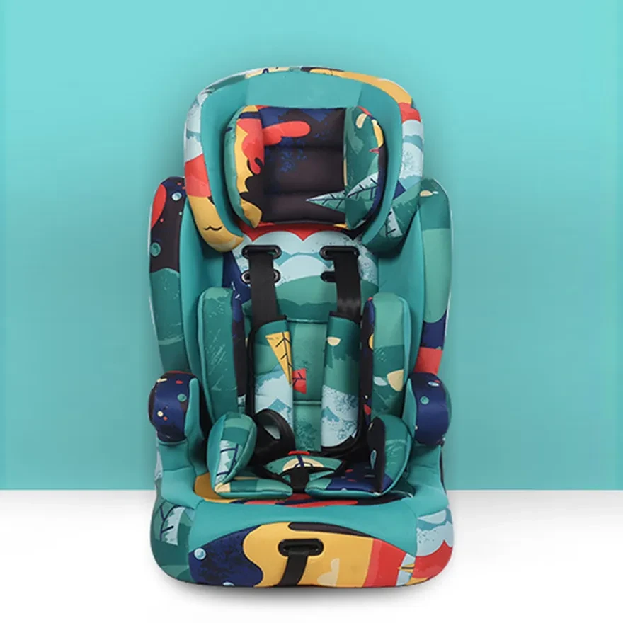 Cuna portátil para coche de bebé con asiento de seguridad plegable