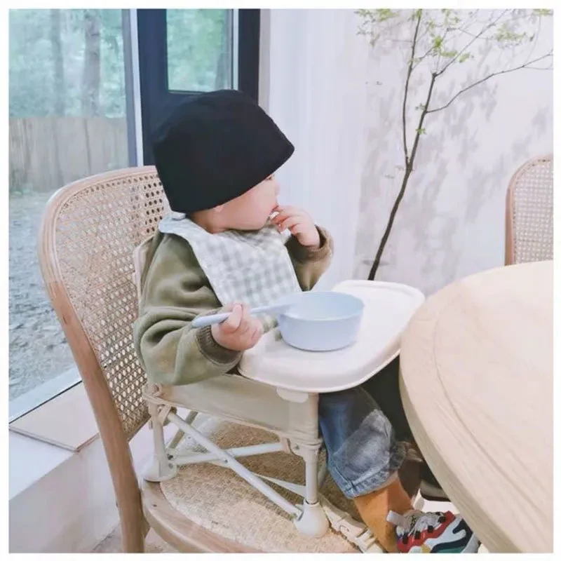 Silla de comedor portátil y segura para niños, plegable, para acampar, para bebés, para exteriores, multifuncional, para alimentación infantil.