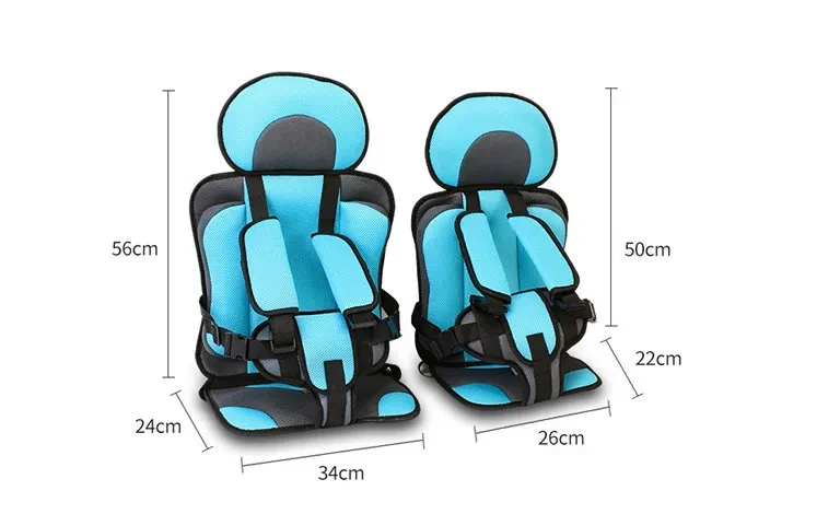 Cojín de seguridad para automóvil portátil con cojín aumentado para asiento sin seguridad