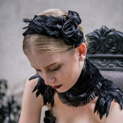 Shop Creative Gothic Women's Flower Hair Clips. Perfect for NZ parties, gothic weddings, or daily wear. Bold, stylish, and versatile. Order now for unique hair accessories!