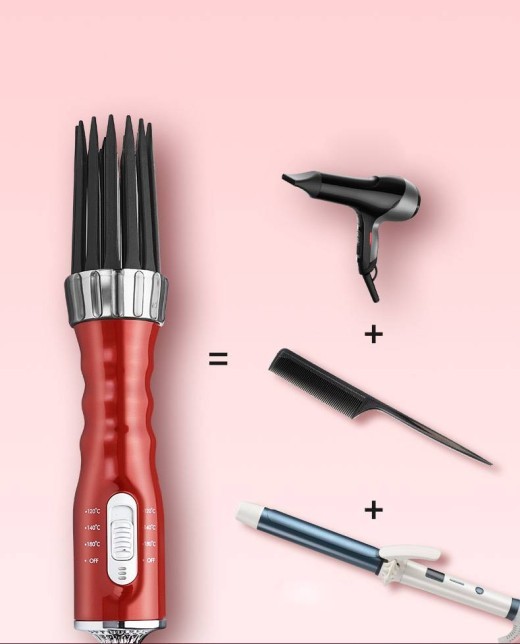 Discover the 3-in-1 Multifunctional Hair Dryer, the ultimate styling tool for faster blow drying, straightening, and curling. With advanced ionic technology and multiple attachments, this versatile hair dryer is perfect for all hair types. Get sleek, shin