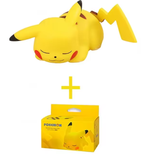 Brighten up your child's room with the Pokémon Pikachu Night Light! This cute anime LED light adds a soft glow, making it perfect for bedside decor, bedroom lighting, and a unique Christmas gift for kids.