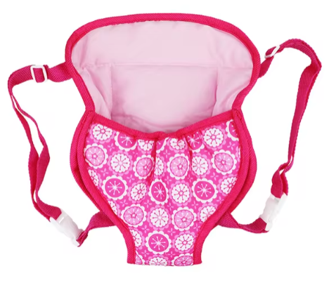 Carry dolls and accessories in style with the Dolls Out Going Carry Bag Backpack. Perfect for 43cm to 45cm dolls, this practical bag makes a wonderful Christmas or birthday gift for children.