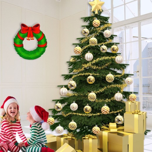 Product Description for Christmas Tree Decoration Balls in Bucket Introduction: A Complete Holiday Decoration Set for Your Christmas Tree Transform your home into a festive wonderland with the Christmas Tree Decoration Balls in Bucket. This carefully cura