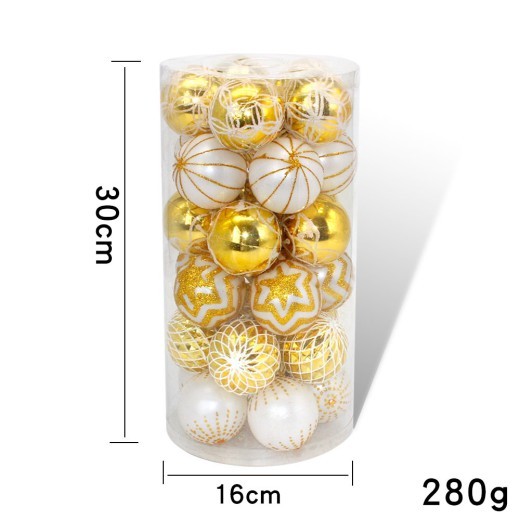 Product Description for Christmas Tree Decoration Balls in Bucket Introduction: A Complete Holiday Decoration Set for Your Christmas Tree Transform your home into a festive wonderland with the Christmas Tree Decoration Balls in Bucket. This carefully cura