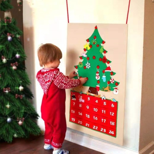 Add a creative and interactive twist to your holiday décor with the Creative Christmas Felt Christmas Tree. Perfect for kids, classrooms, and small spaces, this eco-friendly, customizable tree comes with detachable ornaments for a fun and festive holiday