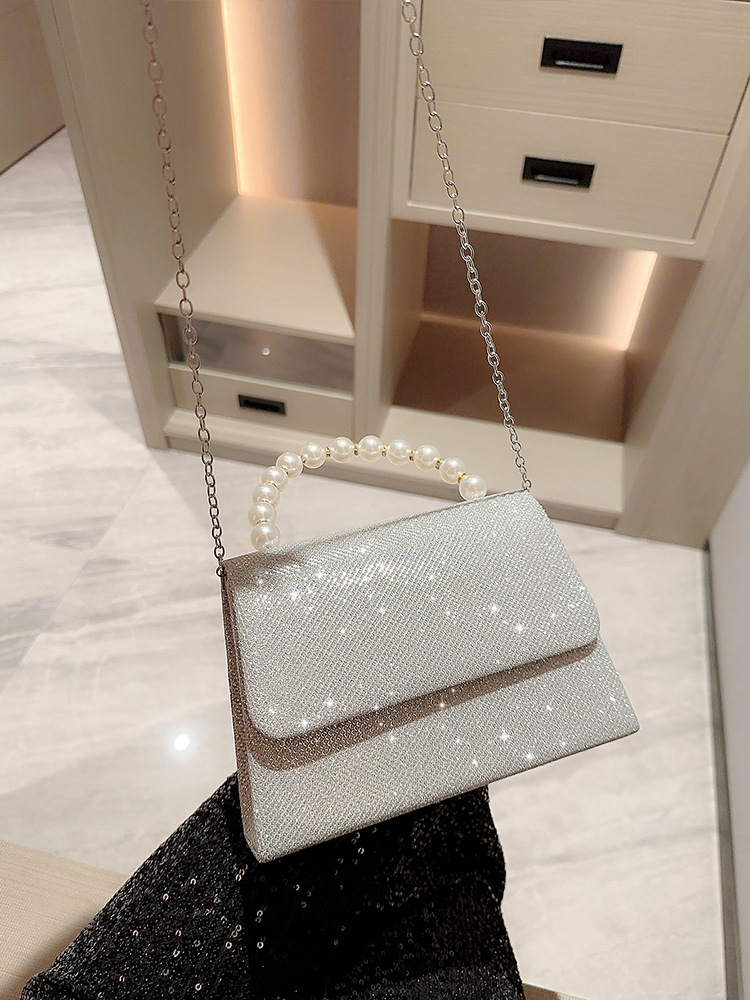 Bolso pequeño para mujer con diamantes de imitación para banquete y vestido de noche