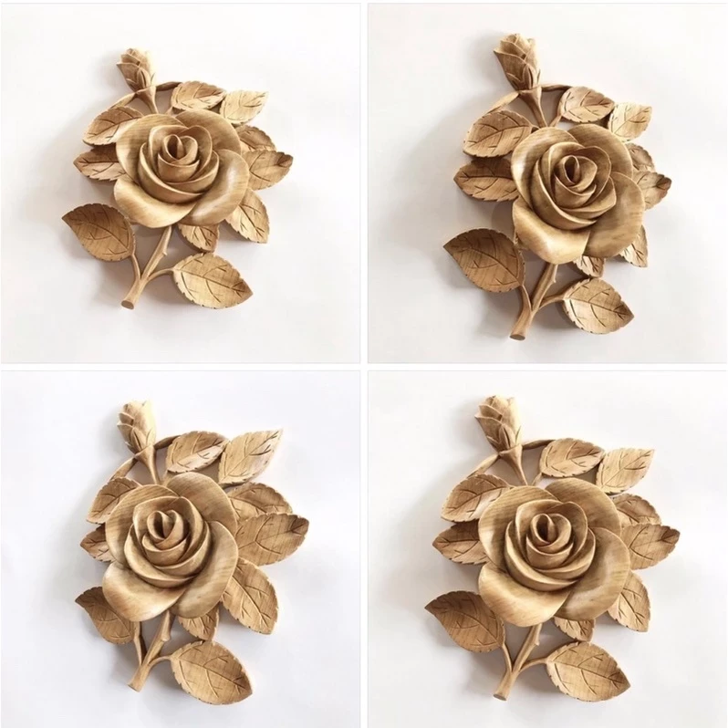 Enhance your New Zealand home with the Frameless Rose Flower Model Wood Carving Wall Decoration. Perfect for modern, rustic, and minimalist interiors, this exquisite wood carving brings nature-inspired elegance to any room. Ideal for living rooms, bedroom