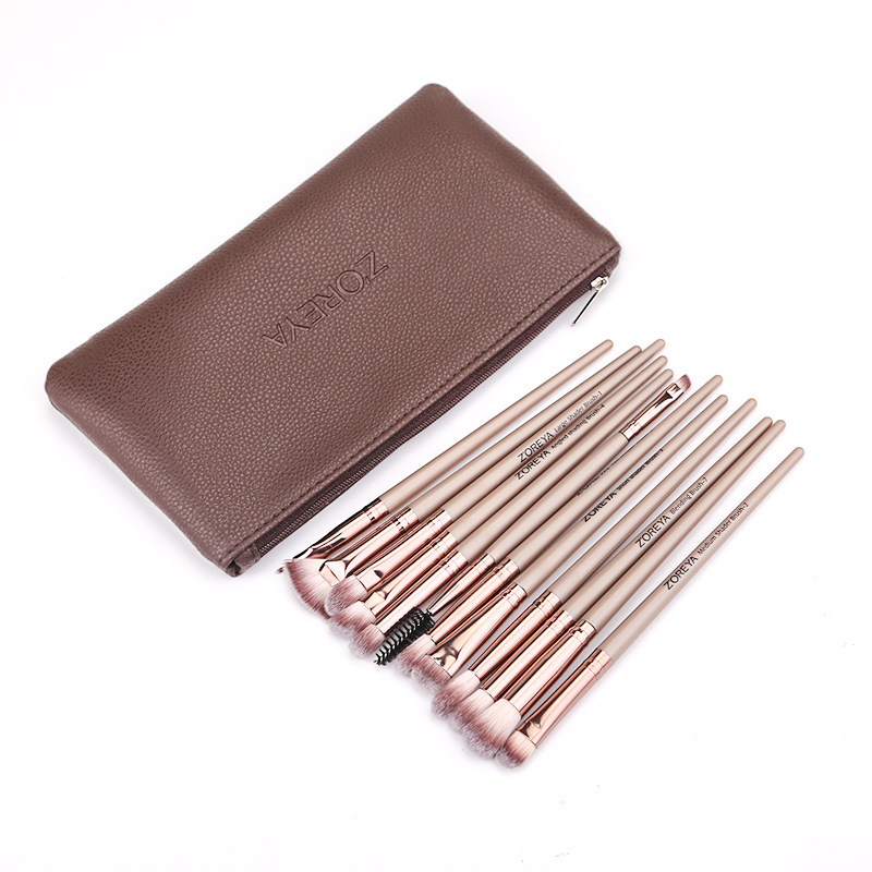 Brocha de maquillaje de pelo suave ZOREYA
