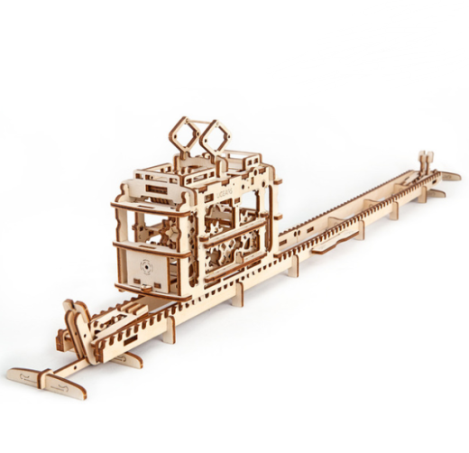 Shop the DIY 154pcs Wooden Streetcar Mechanical Transmission Model Assembly Puzzle Toy in New Zealand. Perfect educational gift for kids aged 8+, promoting creativity, problem-solving, and STEM learning. Build and learn with this fun, hands-on puzzle!
