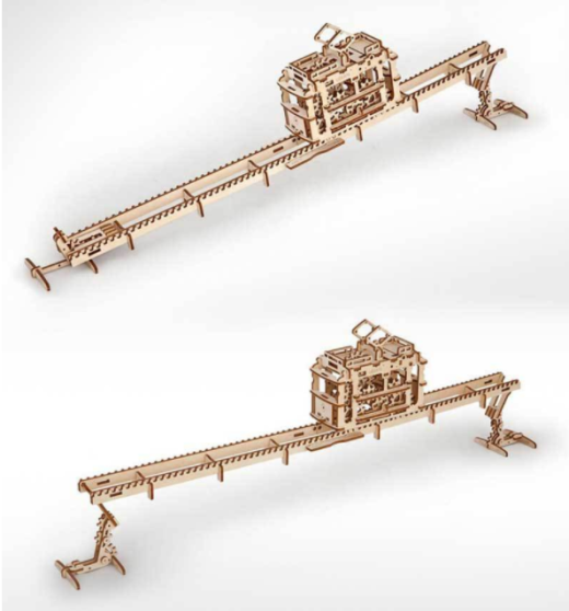 Shop the DIY 154pcs Wooden Streetcar Mechanical Transmission Model Assembly Puzzle Toy in New Zealand. Perfect educational gift for kids aged 8+, promoting creativity, problem-solving, and STEM learning. Build and learn with this fun, hands-on puzzle!