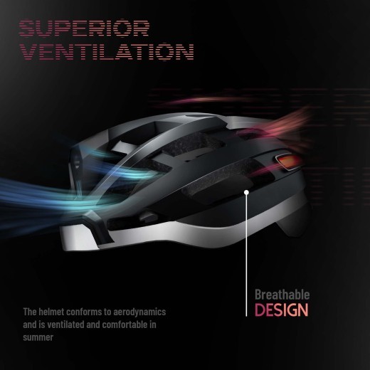 Ride safely and stay connected with the Smart Bluetooth Warning Light Riding Integrated Helmet. Featuring Bluetooth connectivity, this helmet is perfect for cyclists, motorcyclists, and outdoor enthusiasts.