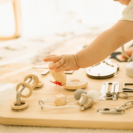 Meta Description: The Children's Busy Board is an educational Montessori toy that promotes early learning, fine motor skills, and problem-solving. Perfect for toddlers and preschoolers, this interactive teaching aid is available for wholesale customizatio