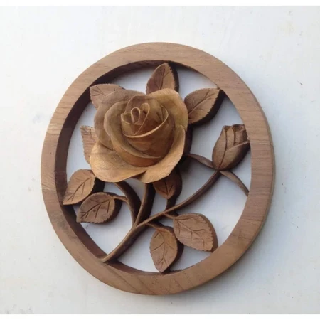 Shop for exquisite handcrafted wooden wall décor featuring a round rose flower carving. Ideal for New Zealand homes, this eco-friendly wood decoration brings nature’s beauty indoors. Perfect for living rooms, bedrooms, and as a thoughtful gift.